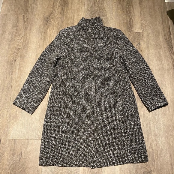 Old Navy Long Zip High Collar Coat | Size S - Picture 2 of 10